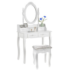 China Vanity with Mirror and Stool Set supplier