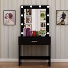 Eco-Friendly cheap dressing table mirror with led lights