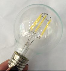 China G80 LED Filament Edison Glass Bulbs light Dimmable E14/E26/E27/B22,4W/6W/8W,110v/220v supplier