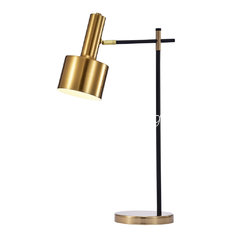 China Chinese Led Metal Gold Modern Bed Bedside Light Table Lamp For Bedroom Living Room supplier