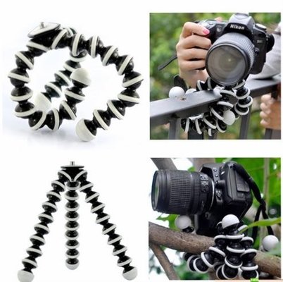China Large Flexible Tripod for SLR, DSLR and compact cameras - Black supplier
