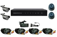 DVR CCTV Kit 4CH H.264 FULL D1 DVR and 4pcs Dome + Bullet Cameras DR-6204V5023A