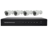 Video Surveillance Camera 4CH Standalone DVR and Security IR CCTV Bullet Cameras
