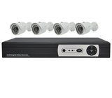 Video Surveillance Cameras 4CH DVR and Waterproof IR CCTV Bullet Cameras