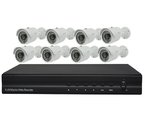 8CH DVR Kits Surveillance Systems, 8CH DVR + Metal IR Bullet CCTV Cameras
