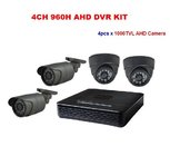 1000TVL AHD Cameras Analog High Definition DVR CCTV Cameras Kit System