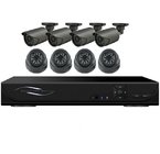 8CH 720P AHD Security Camera DVR Kit System, CCTV Video Management System