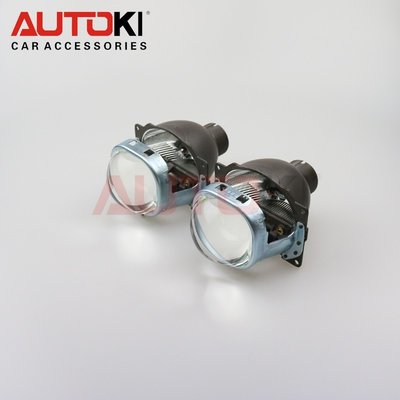 China Autoki 3 inch car Q5 square projector lens headlight with Shroud supplier