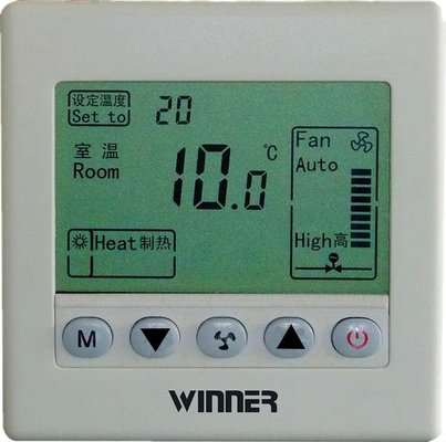 China 24V 220V Universal Digital Room Thermostat 86mm*86mm*15mm For HVAC System supplier