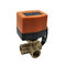 3/4'' Brass Flow Control 3 Way Electric Ball Valve For HVAC Water Treatment supplier