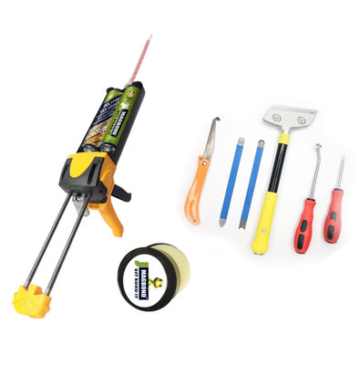 Tile Grouting Tools Kits, Two Component Cartridge Tile Grout Caulking Gun TOOLPRO-30