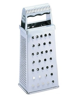 China 18/0 stainless steel, 4-sided grater / zester supplier
