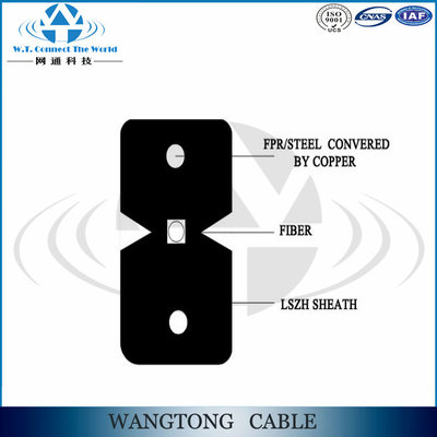 FTTH 50/ 125 fiber optical cable manufacturer drop cable GJXFH