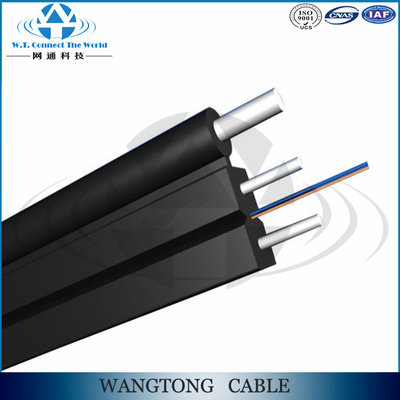 Flat shape g657a ftth fiber optic cable with LSZH sheath