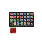 Best Custom Made Keypad Membrane Switch Overlay With 3M Adhesive for sale