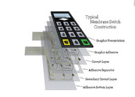 China OEM Tactile Waterproof Metal Dome Membrane Switch With Pcb Circuit Board distributor