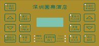 China Flexible Circuit Tactile Membrane Switch Overlay With 3M Adhesive Concave-convex distributor