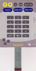 China Silicone Keypad Backlit Tactile Membrane Switch 25mA - 100mA , Silk Screen Printing distributor