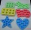 cheap  Coloured Kids Silicone Kitchen Utensils Heart Shape Abrasion Resistant