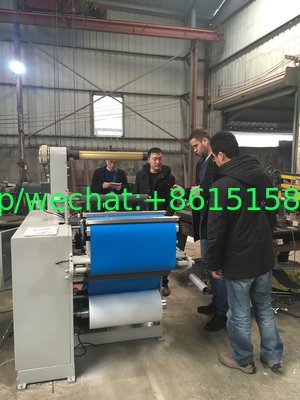 550fq Printed Label Slitting Machine with Lamination Function 420fq Conductive Fabric/ Cloth Slitting Rewinding Machine