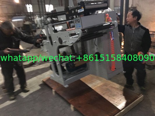 Adhesive Label Slitting Machine with Turret Rewinder (optional: die cutting machine station)