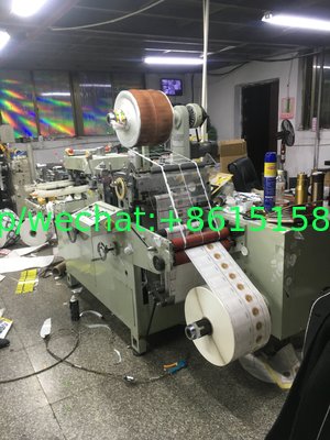 320 high precision sticker label automatic die cutting machine with hot stamping