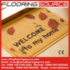 Vinyl Printed Coil Floor Mat with anti slip backing or without backing to dry quickly and resist mildew
