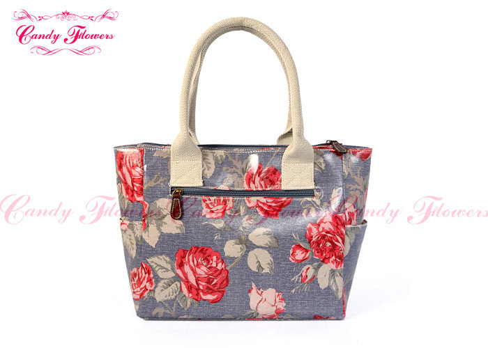 Flower shop print handbags