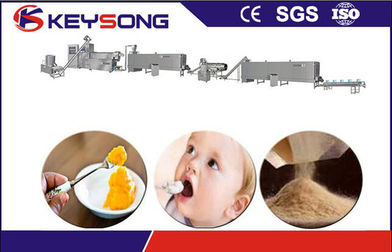 China Nutritional Powder Food Extruder Machine Stainless Steel 304 Baby Food Production Line supplier