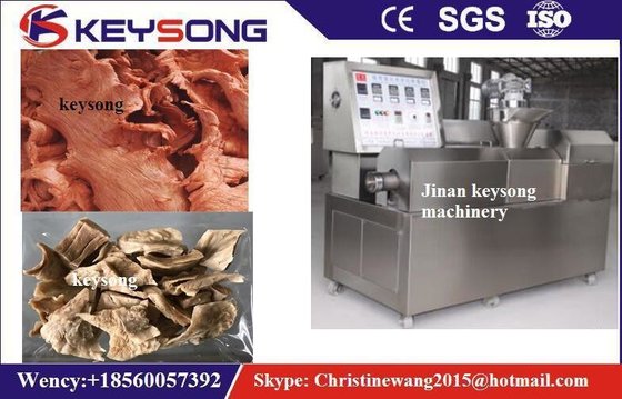 China 220v / 380v 22kw / H Soya Meat Making Machine Food Grade Stainless Steel Energy Saving supplier