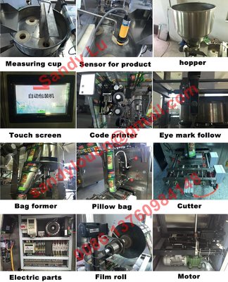 Automatic cashew nuts Vertical Packaging Machine with nitrogen gas filling&round hole