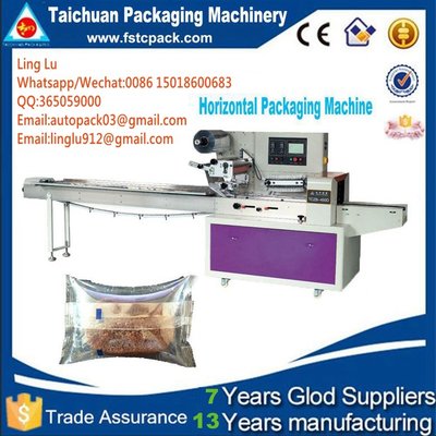 Automatic Horizontal cookies/bread/cake in tray Packing Machine price