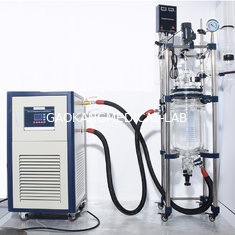 China Wholesale double layer jacketed 100 liter glass reactor with optional explosion proof supplier