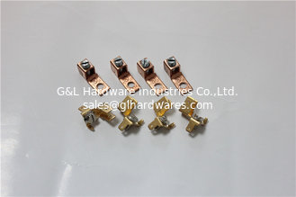 China small electronic components, brass stamping parts for electric german socket parts supplier