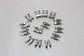 High precision small stamped metal part metal stamping spring contacts stainless steel contacts supplier