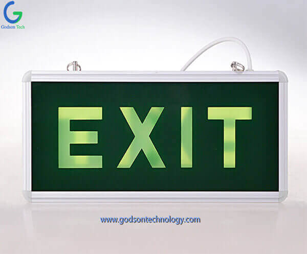 Emergency Lighting Products Emergency Exit Sign GS-ES1 with 800mAh Ni-Cd Battery for Emergency Use