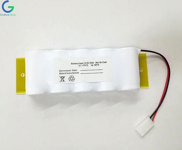 Ni-Cd Rechargeable Battery Pack C3000mAh 3.6V for Emergency Lighting Battery with Long Life Cycle and High Effeciency