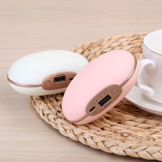China Mini pea pocket Hand Heater warmer  With Power Bank Vibration body Massage GK-398 supplier