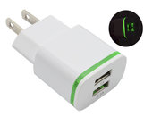 hot selling Luminous 2 USB charger in promotion