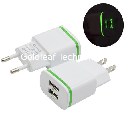 hot selling Luminous 2 USB charger in promotion