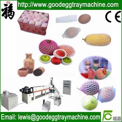 PE foamed fruit net making extruder