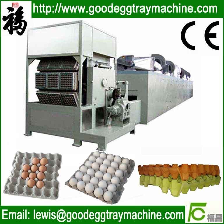 Recycled waste paper egg tray machine