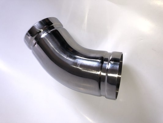 ISO 9001 Stainless Steel 45 Degree Elbow With Internal And External Mirror Polishing