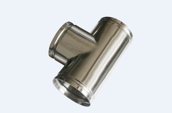 Round Head Grooved End Pipe Fittings Equal Shaped Grooved Tee DN125-DN300 Size