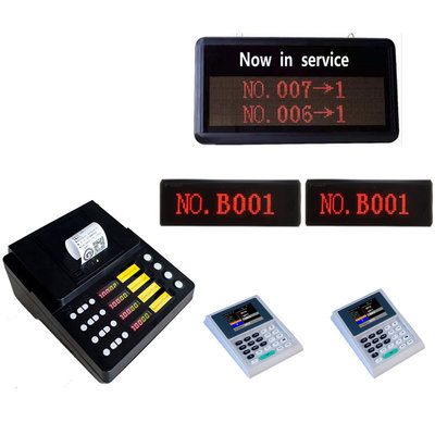 China Hospital/Clinic Simple 4 Service Push Button wireless queue token number calling system with 57 mm ticket printer supplier