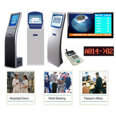China 17 inch Infrared touch screen management banking queue system supplier