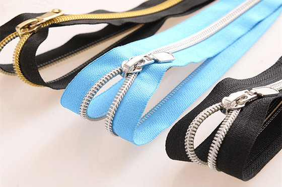 China #5 Nylon Zipper Gold Teeth For High Quality Bag And Jacket Garment Accessories supplier