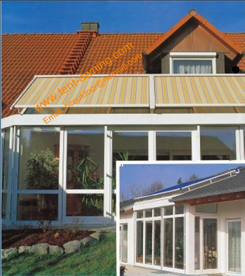 China Conservatory Room Aluminum Motorized Romote Control Skylight  Zenith Awning supplier