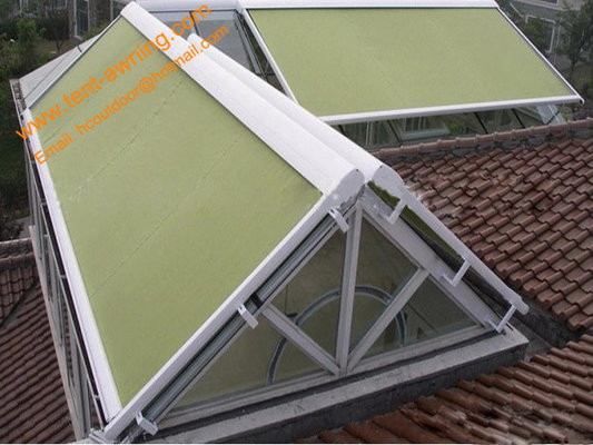 China Motorized Romote Control Retractable Skylight  Aluminum Conservatory Awning supplier