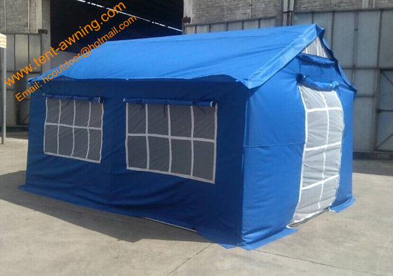 China Outdoor Relief Refugee Tent 3x4m Waterproof UV Resistance Emergency Disaster Tents supplier